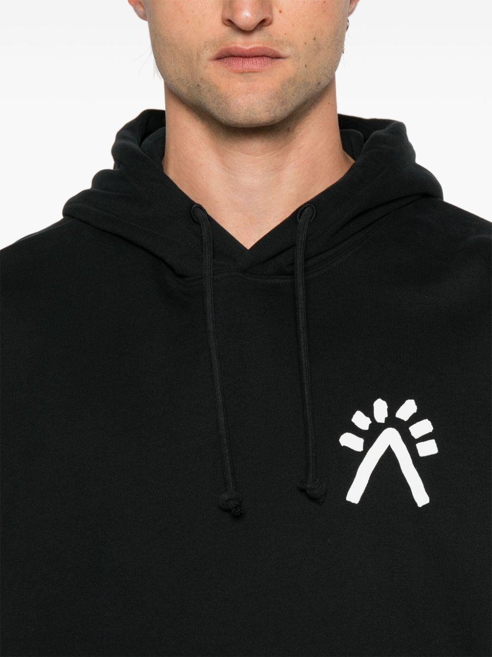 Graphic hoodie<BR/><BR/><BR/> G80323010 BLACK PEAK PERFORMANCE