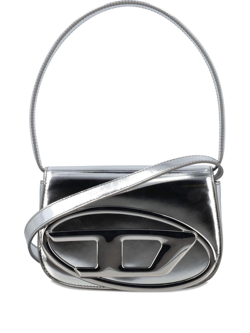 1DR-Iconic Mirrored Leather Shoulder Bag X08396 PS202H0535 DIESEL