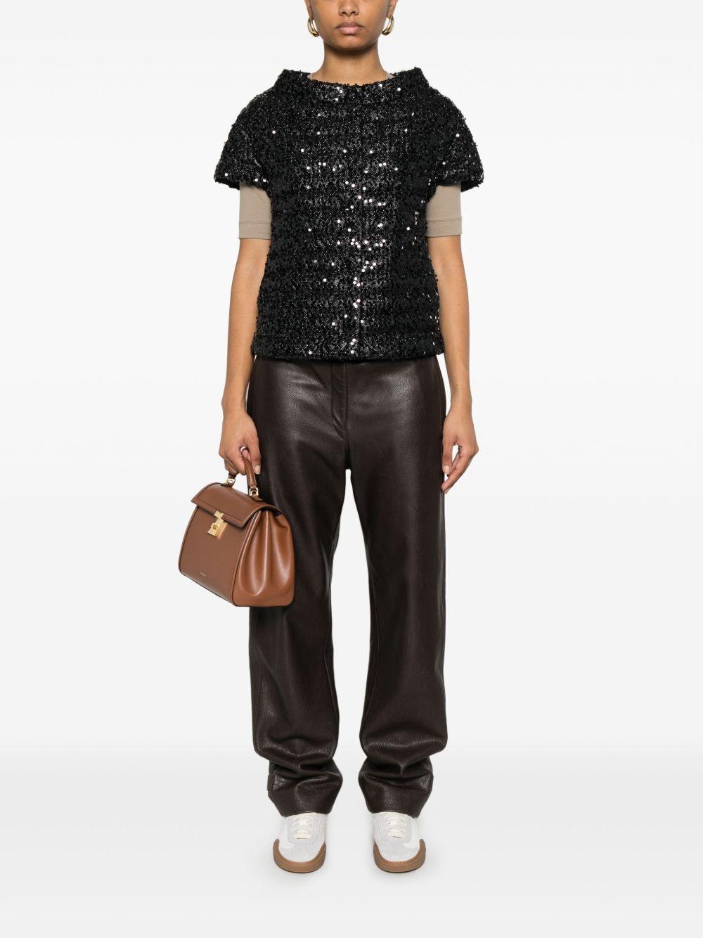 Sequinned puffer jacket<BR/><BR/><BR/> PI002038D 127059300 HERNO