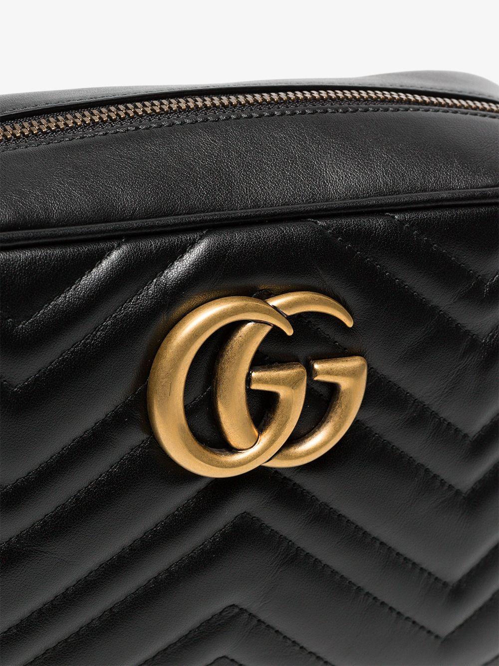 Borsa a spalla "GG Marmont smaii'' nera 447632 DTD1T1000 GUCCI