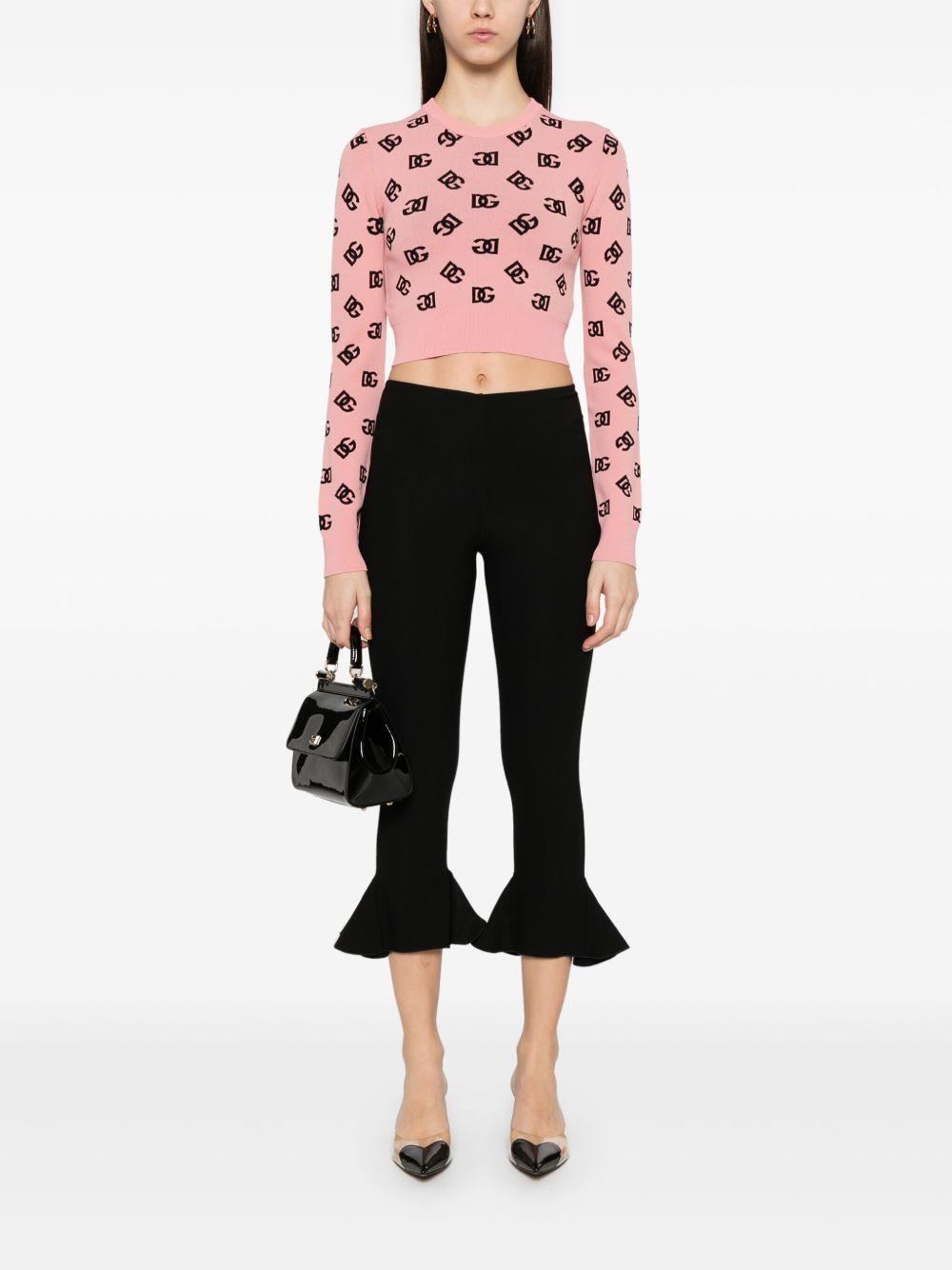 DG-jacquard sweater<BR/><BR/><BR/> FXI12T JFMGTF0473 DOLCE & GABBANA