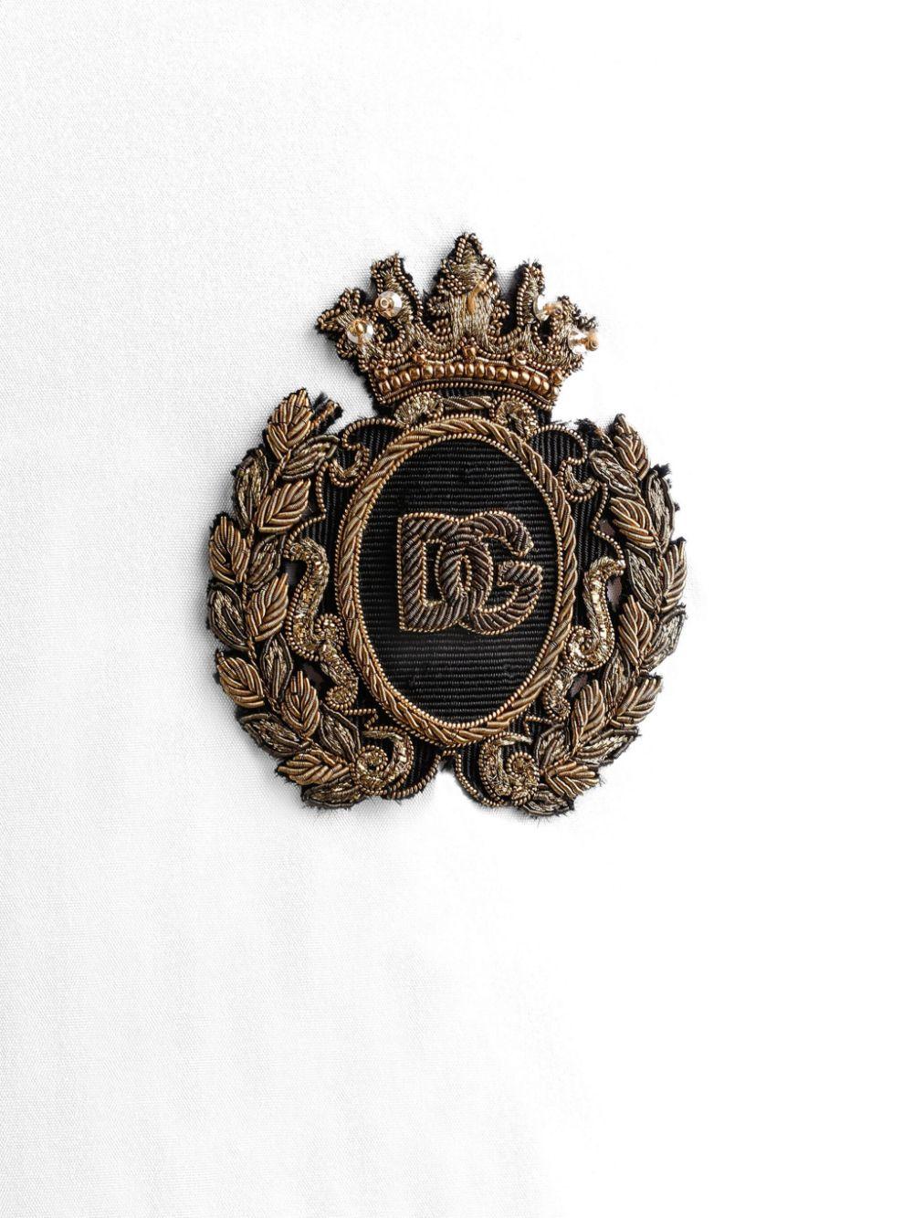 Logo-patch shirt<BR/><BR/><BR/> G5ML1Z GI757W0800 DOLCE & GABBANA