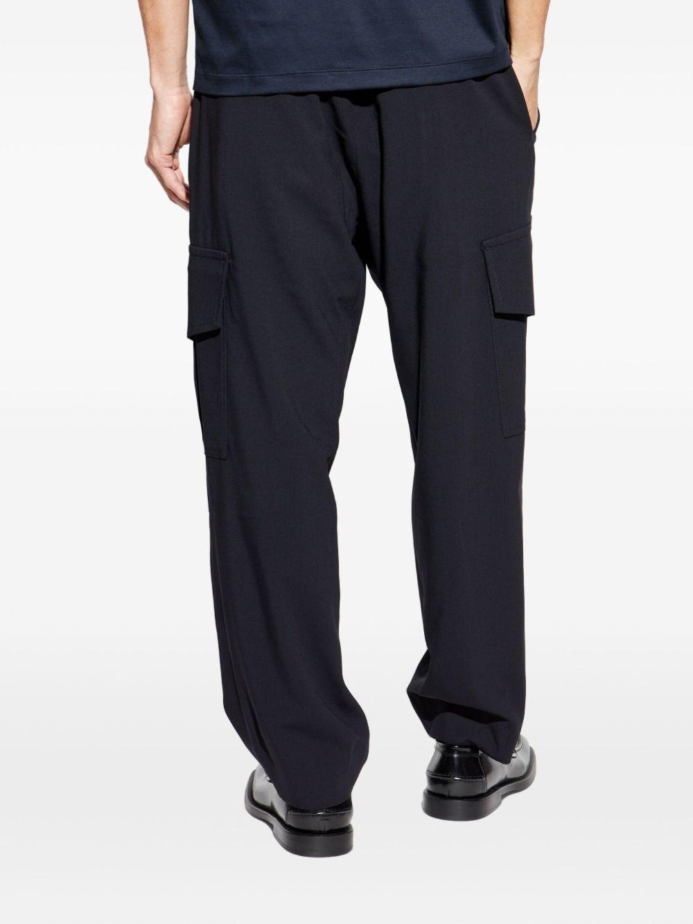 Single-pleat trousers in pure virgin wool crepe GM002252 TE10043UB109 GIORGIO ARMANI