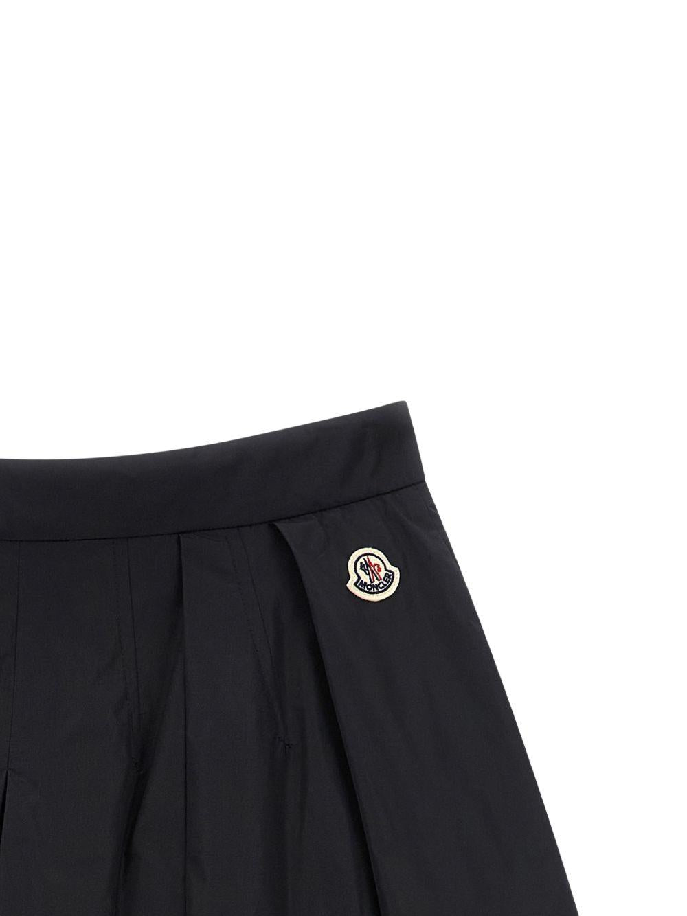 Pleated Taffeta Shorts L19542B00002 598AK77A MONCLER KIDS