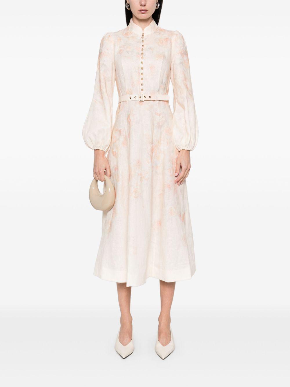 Crush midi dress<BR/><BR/><BR/> 9143DR251 CIAFLO ZIMMERMANN