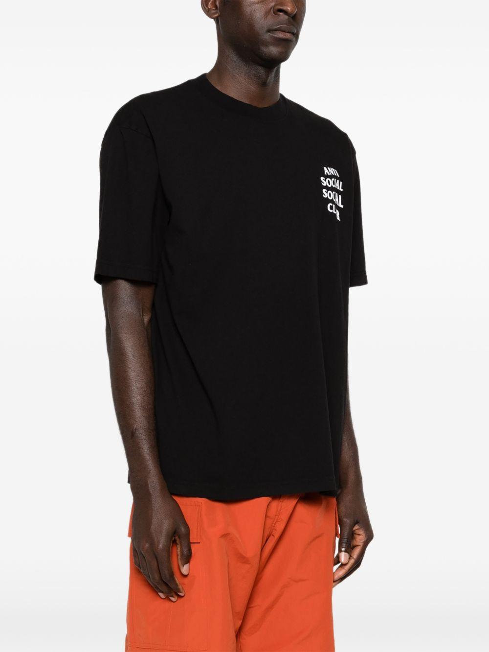 logo-print t-shirt ASSC070013 BLACK ANTI SOCIAL SOCIAL CLUB