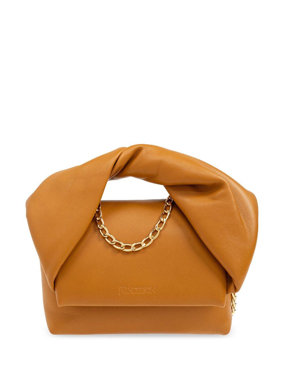 Small Twister leather tote bag HB0643 LA0088604 JW ANDERSON