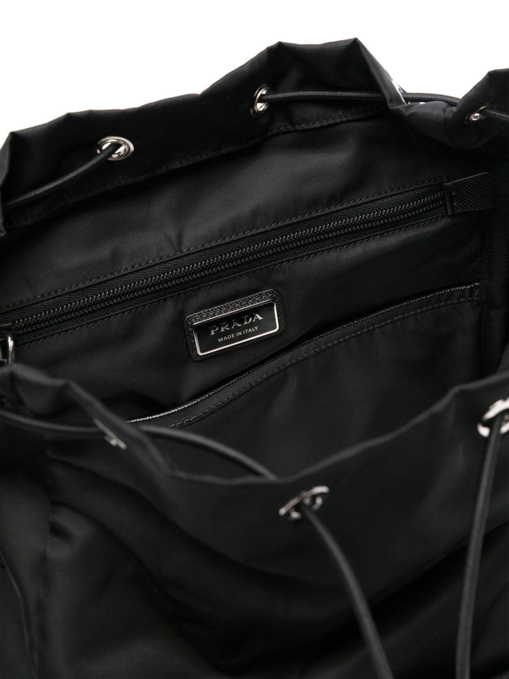 Triangle-logo backpack<BR/><BR/><BR/> 2VZ135 2DMGF0002 PRADA