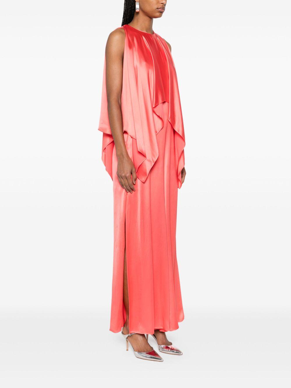 Layered maxi dress<BR/><BR/> 104993 A2GZN53 PINKO