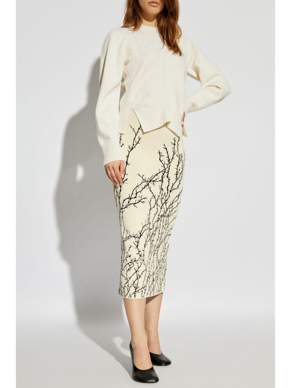 Geometric-pattern sweater<BR/><BR/><BR/> 798349 Q1BAP9004 ALEXANDER MCQUEEN