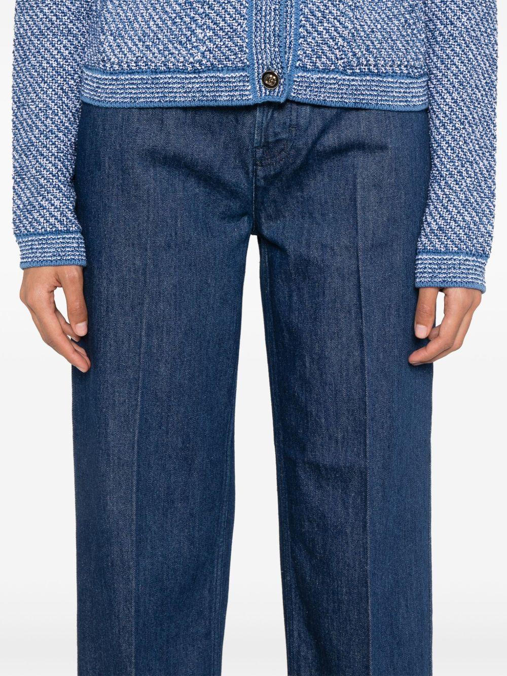 Straight fit denim trousers 812233 XDC834100 GUCCI
