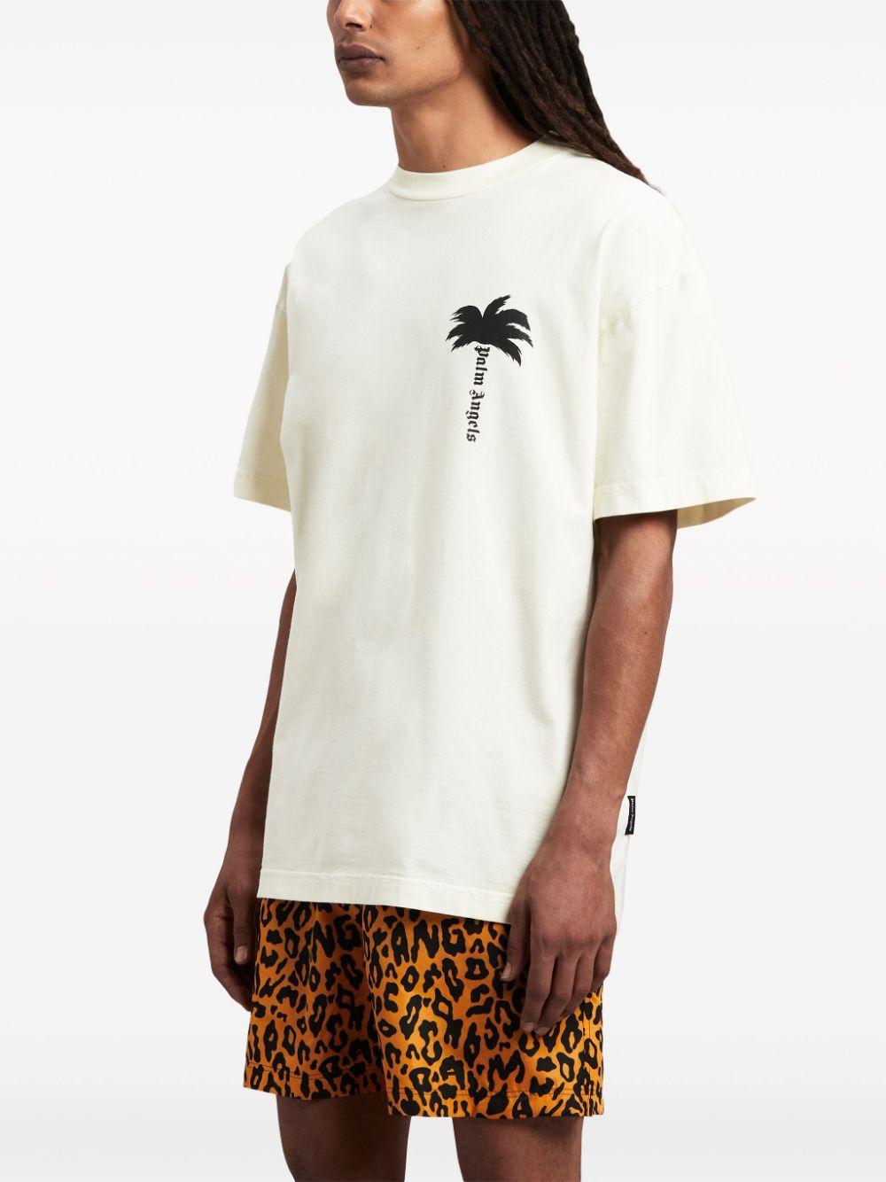 Palm motif T-shirt PMAA072S24JER001 0310 PALM ANGELS