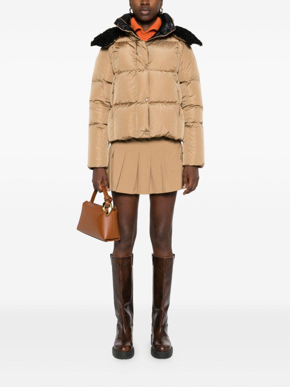 Castelnou Square-Quilted Hooded Short Down Jacket K20931A00150 539ZD226 MONCLER