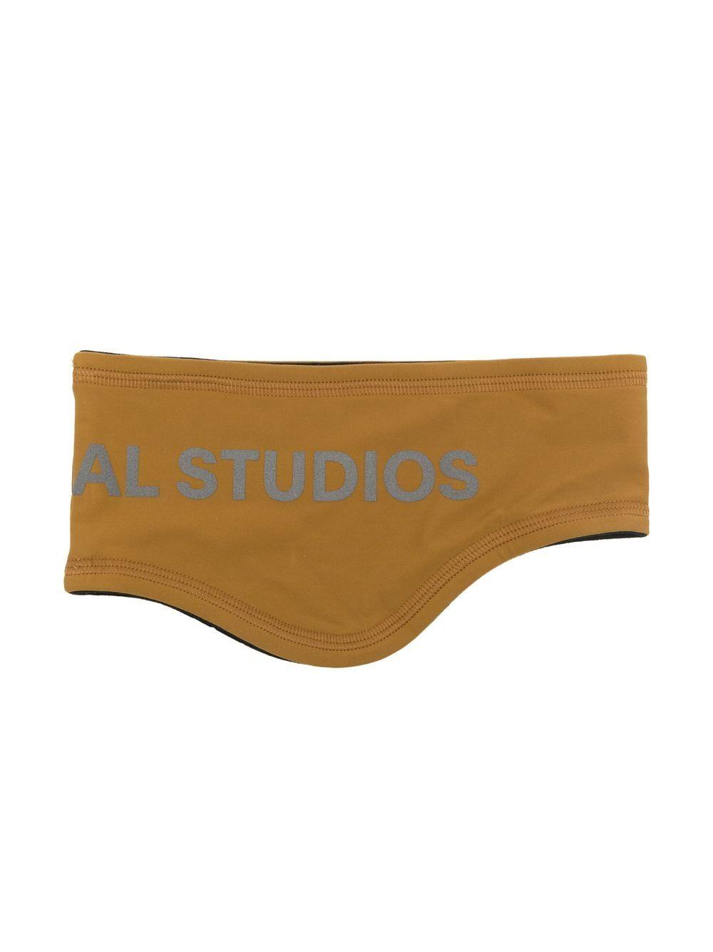 Logo-print headband NA1910H CINNAMON PAS NORMAL STUDIOS