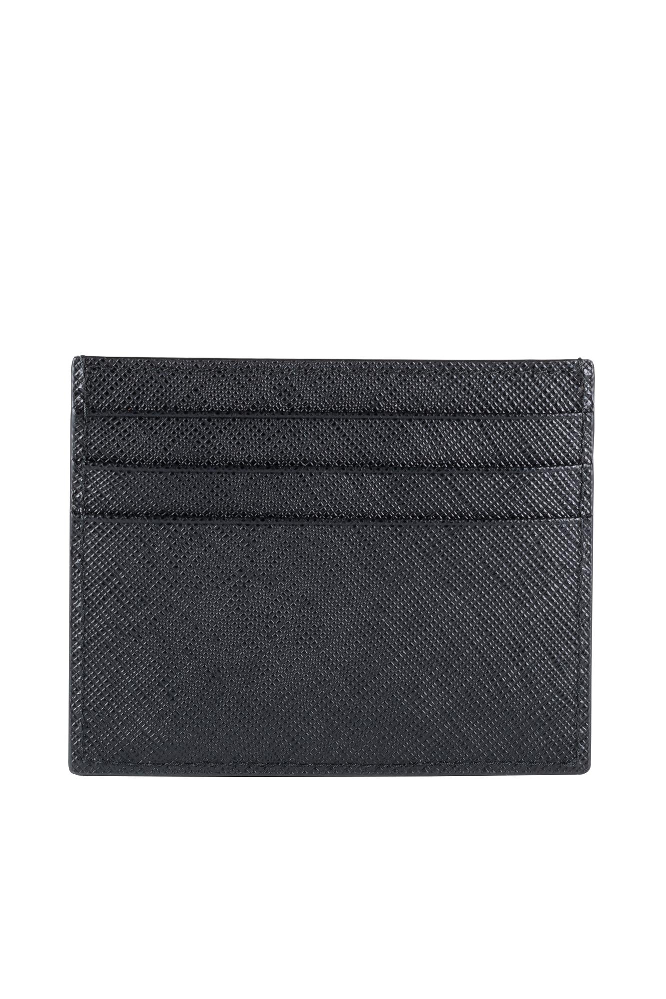 Saffiano credit card holder with logo 1MC025 2D1QF0002 PRADA