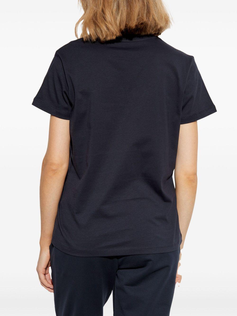 Embroidered tonal logo T-Shirt<BR/> K10938C00008 89AUO778 MONCLER