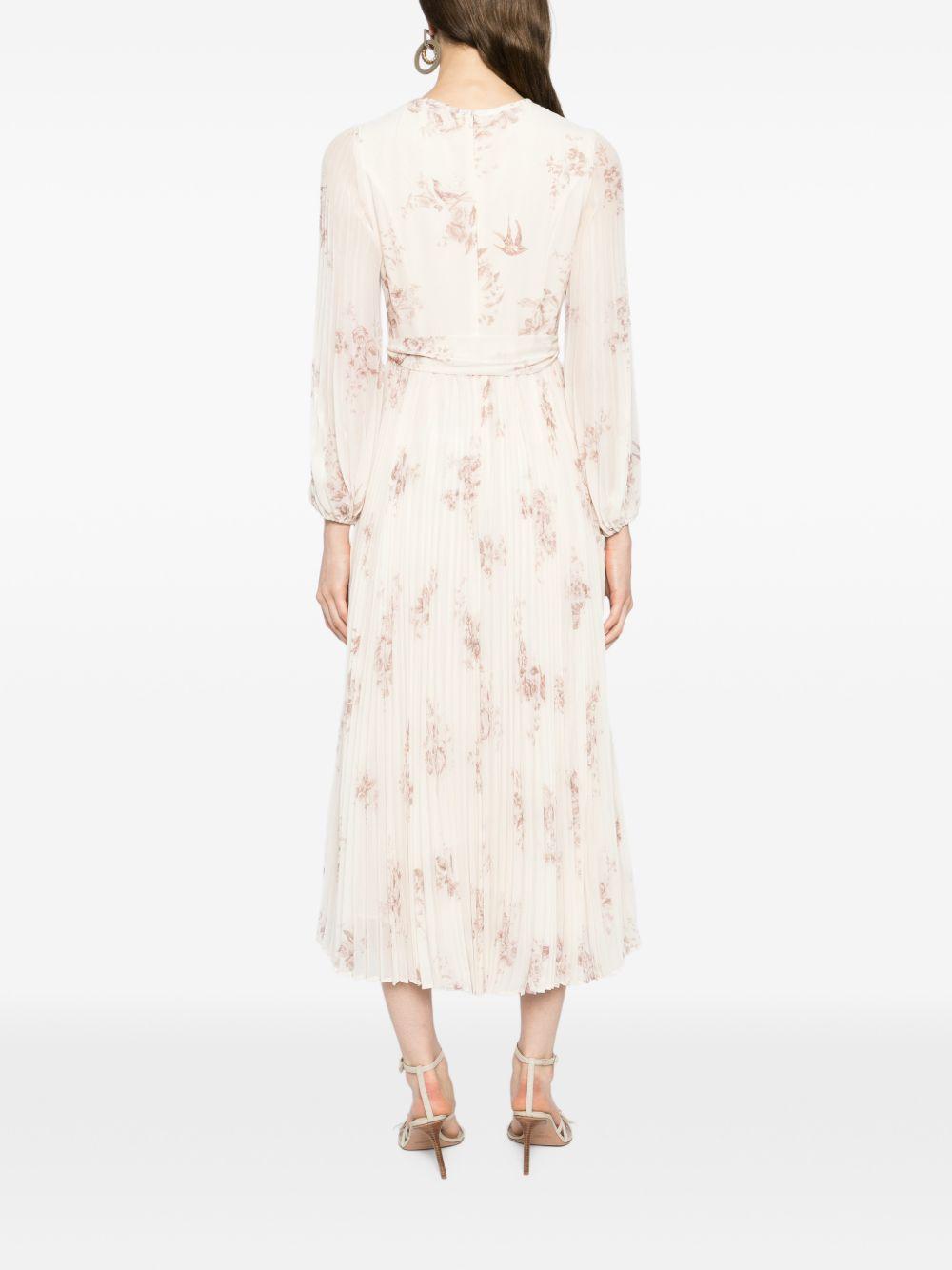 Sunray Long Sleeve Dress 0581DS26R CRF ZIMMERMANN