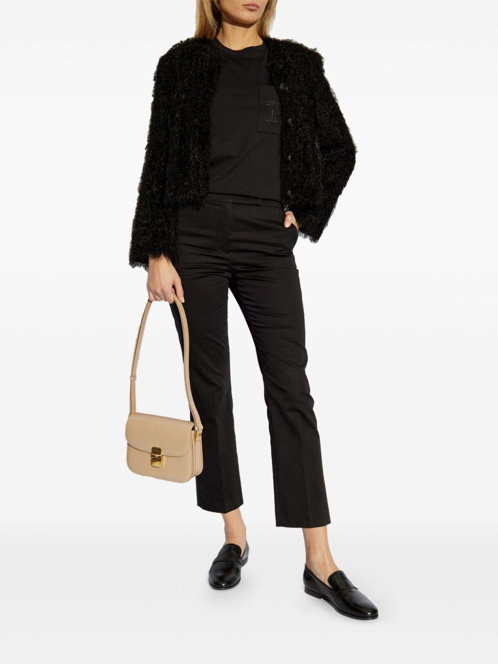 Logo-embroidered T-shirt<BR/><BR/><BR/> 2511941032 PAPAIA007 MAX MARA
