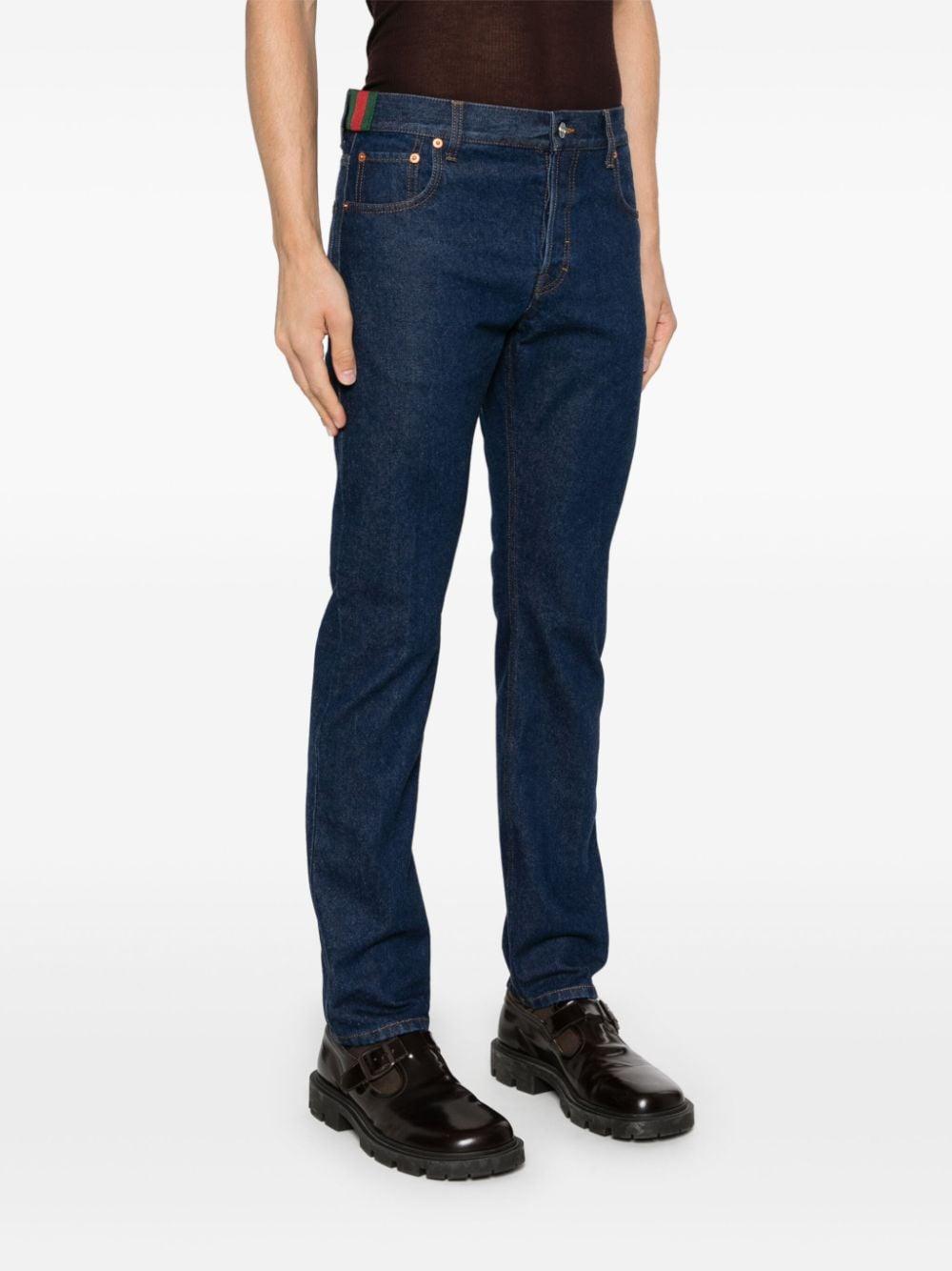 Web-stripe jeans<BR/><BR/><BR/> 796474 XDC284759 GUCCI