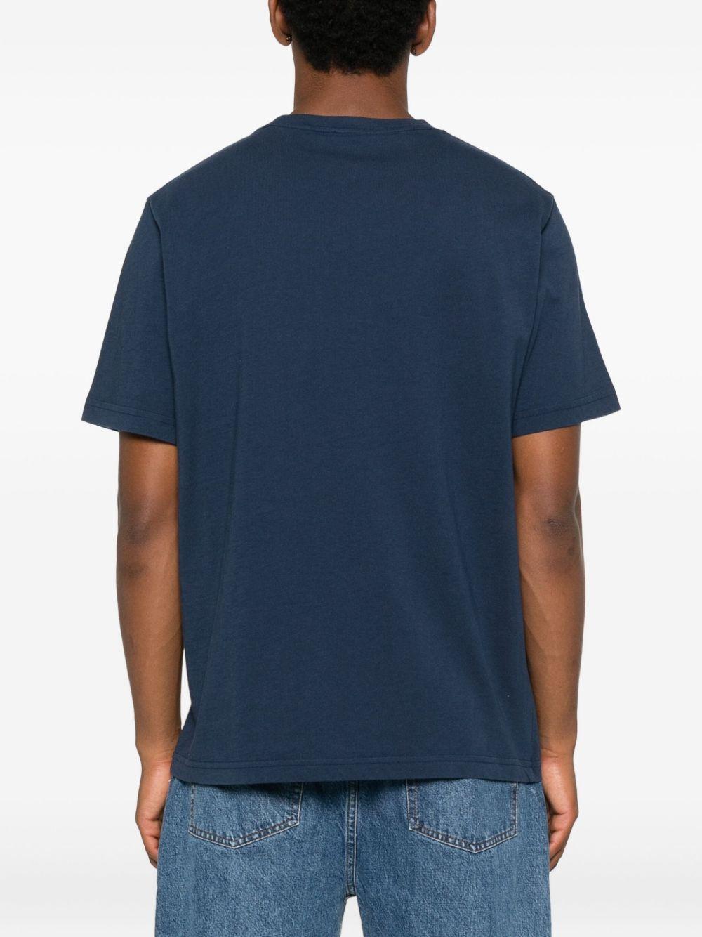 Autry x Maison Kitsuné T-shirt TSPX MK2BKITSUNEBLUE AUTRY x MAISON KITSUNÉ