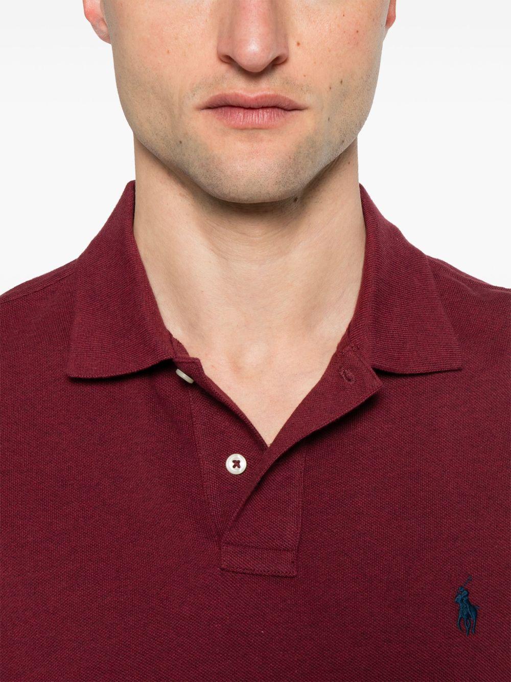 Front logo polo 710534735437 VINTAGE PORT HEATHER POLO RALPH LAUREN