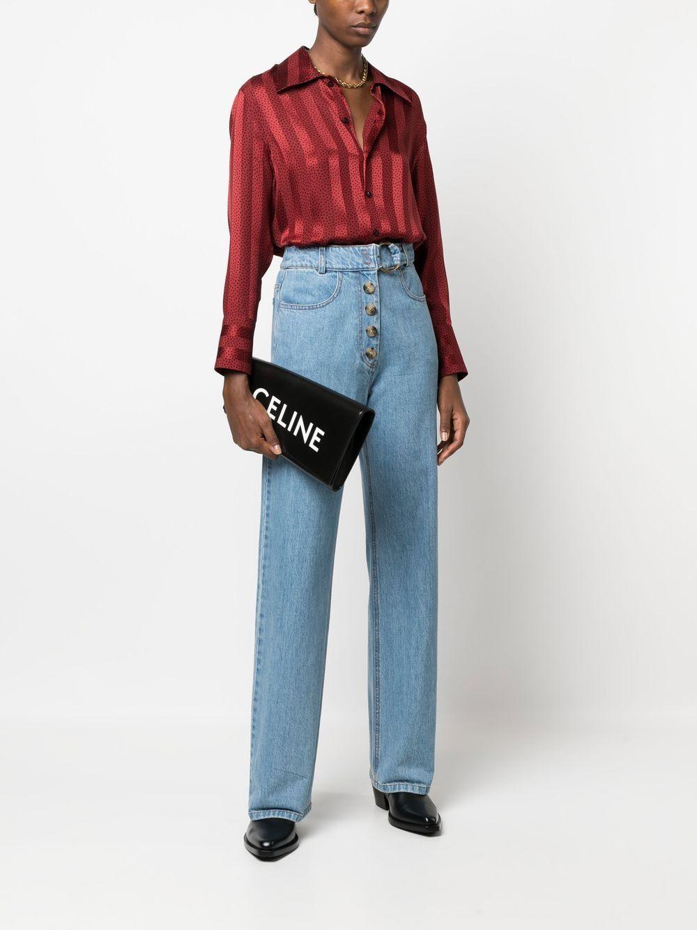 Asymmetric clutch bag 110763EPT 38NO CÉLINE