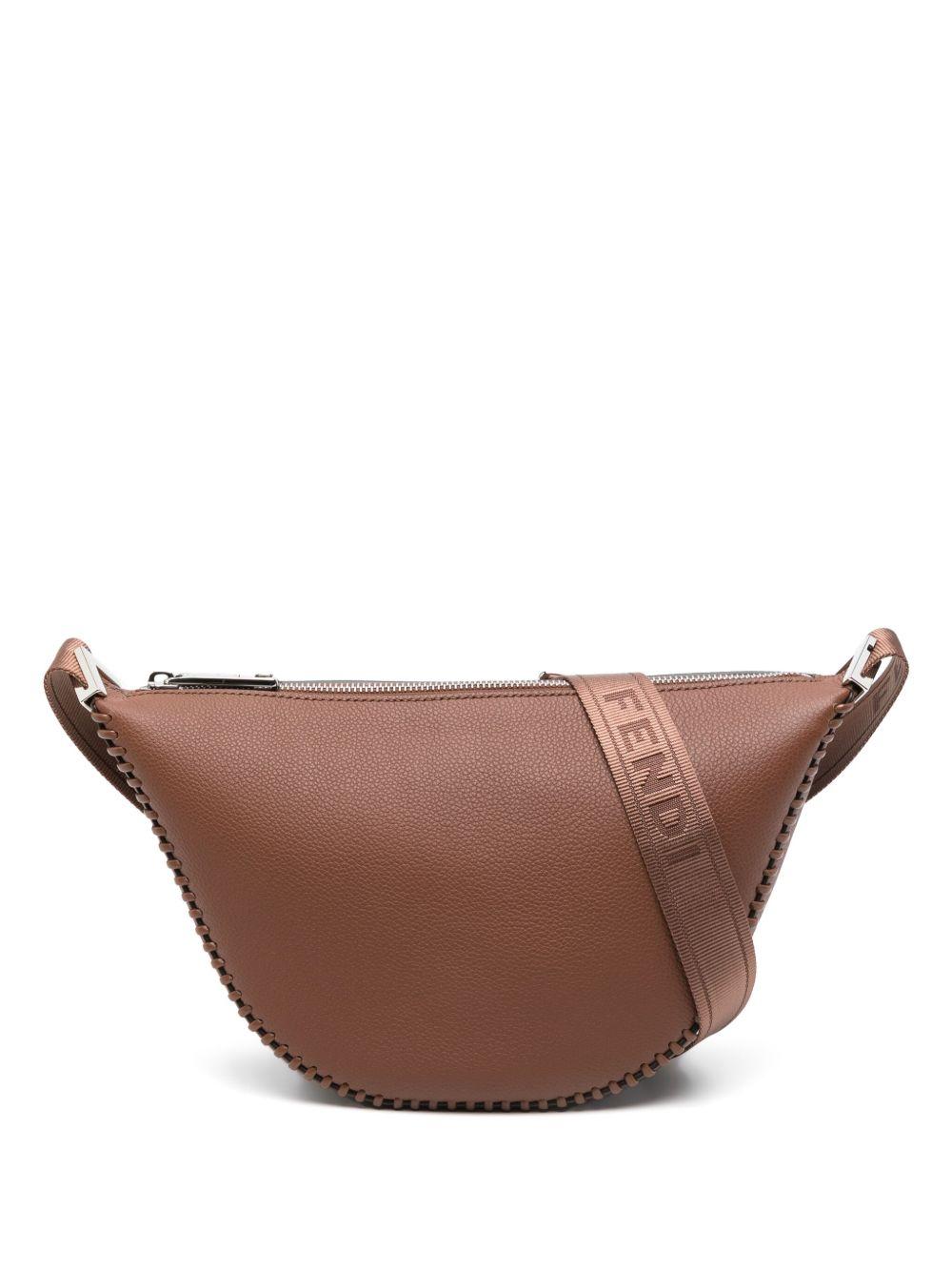 Small Fendi Melon crescent-shaped messenger bag. 7VA635 AUH0F1SK2 FENDI