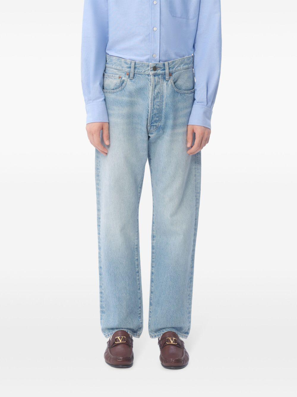 Straight-leg jeans<BR/><BR/><BR/> 6V3DE04CAP4 508 VALENTINO GARAVANI