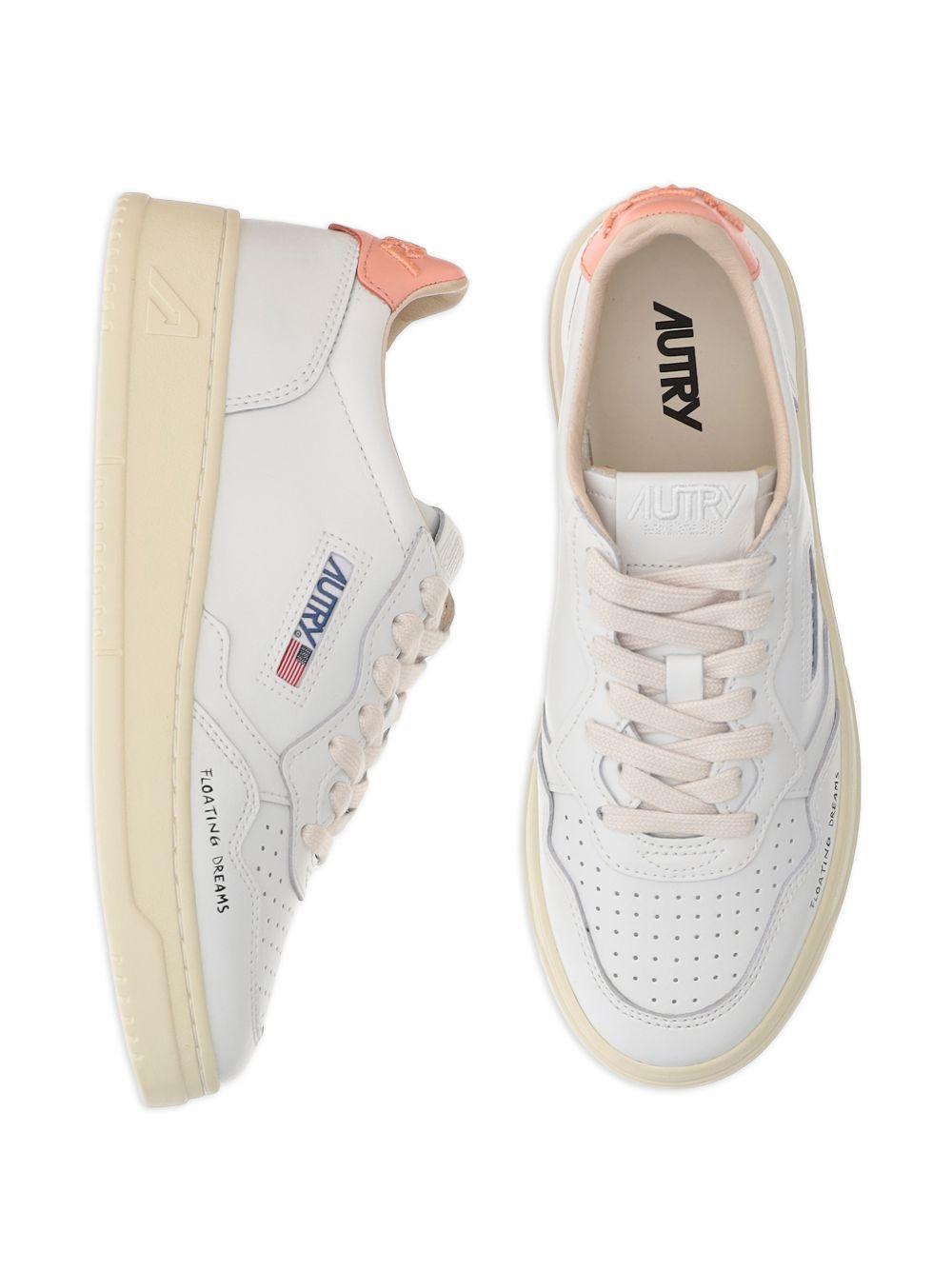 MEDALIST LOW SNEAKERS AULW DL03WHITE/PEACHPINK AUTRY