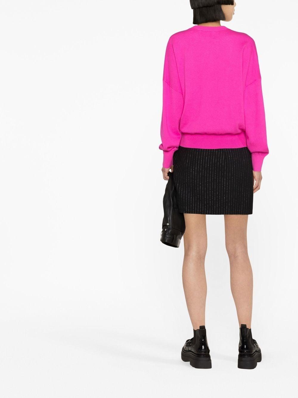 Pink logo-print wide-sleeved jumper PU0053FA A1X05E40NP MARANT ÉTOILE