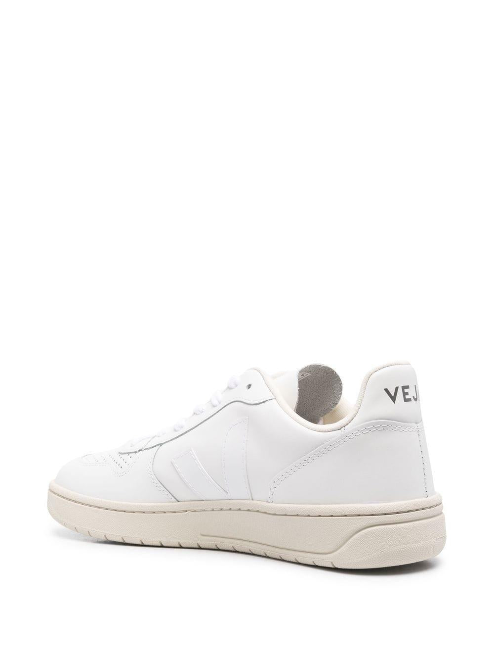 White leather V-10 low-top sneakers VX0201270 WHITE VEJA