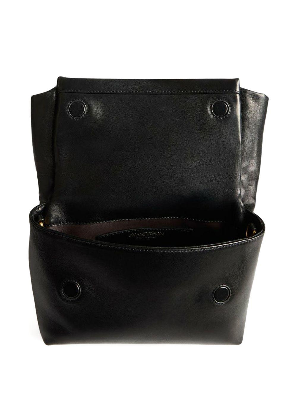Medium twister bag in black leather HB0764 LA0384999 JW ANDERSON