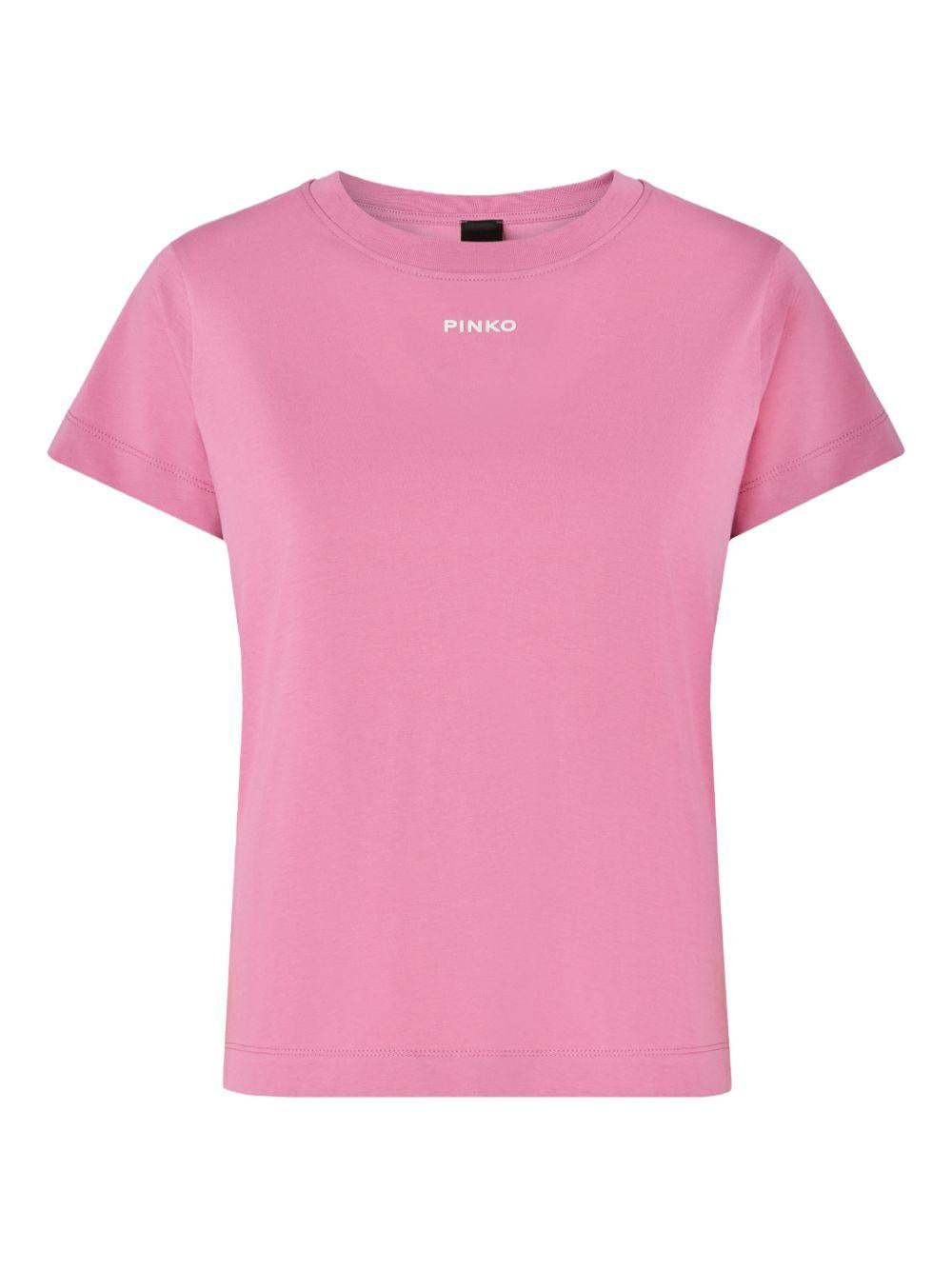 logo t-shirt 100373 A34FQ48 PINKO