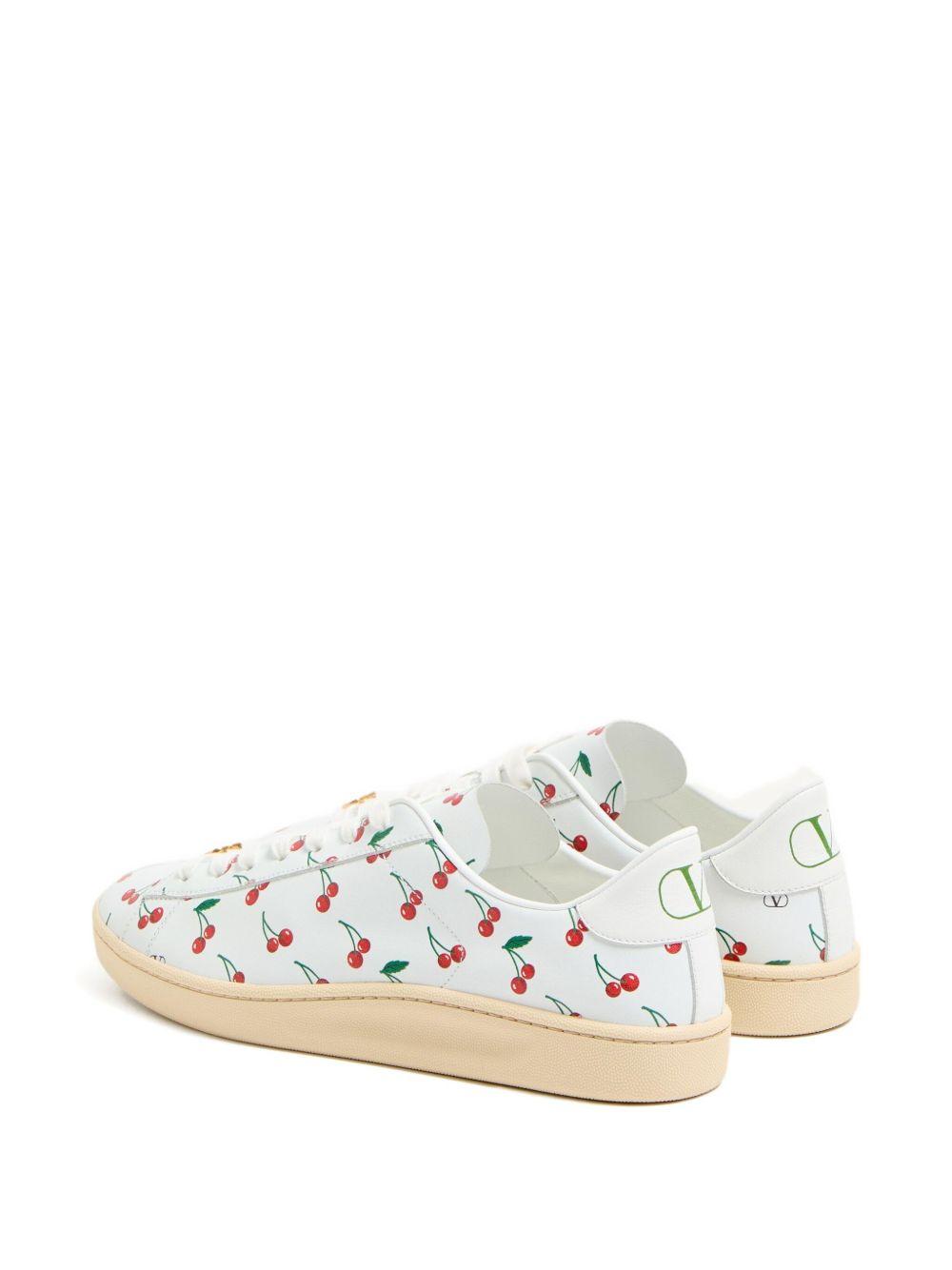 Royco Sneaker Calfskin With Cherryfic Pattern 7Y2S0K34DRJ CSV VALENTINO GARAVANI