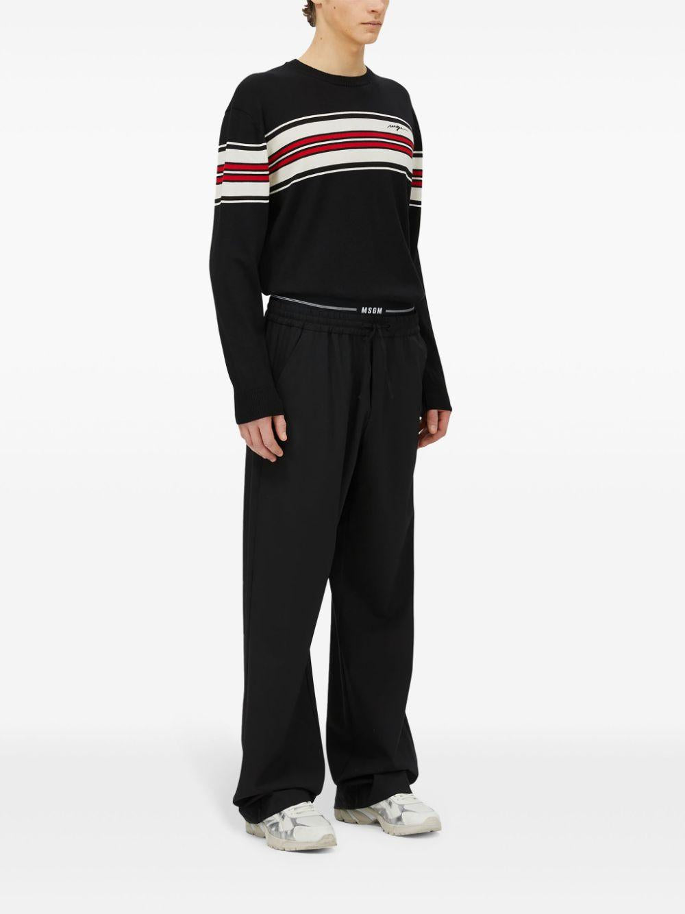 Chest stripe jumper<BR/><BR/><BR/> 3740MM208 24759499 MSGM