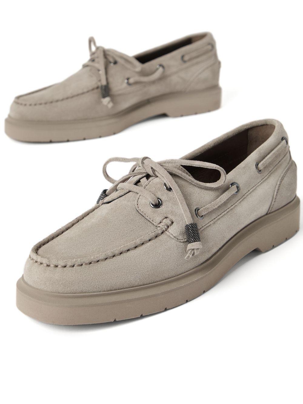 Monili-chain Boat shoes<BR/><BR/><BR/> MZSFG2955 C5859 BRUNELLO CUCINELLI