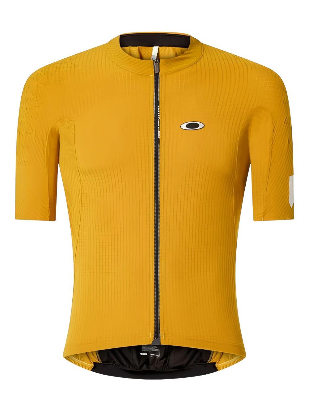 Oakley X Q36.5 <BR/>Yellow Pinstripe short sleeves jersey <BR/> FOA405953 5AA OAKLEY
