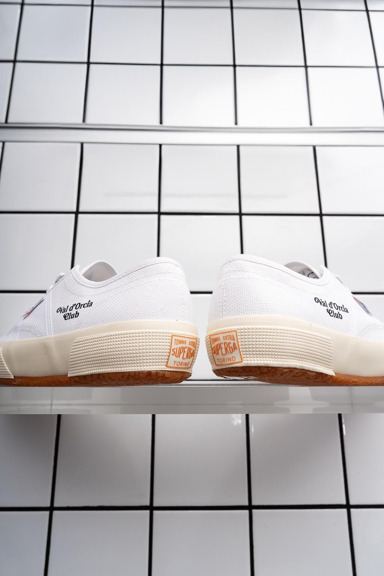 Superga x Val d'Orcia Club<BR/>Val d'Orcia Club sneakers S8161SW WHITE-OFFWHITE VAL D'ORCIA CLUB