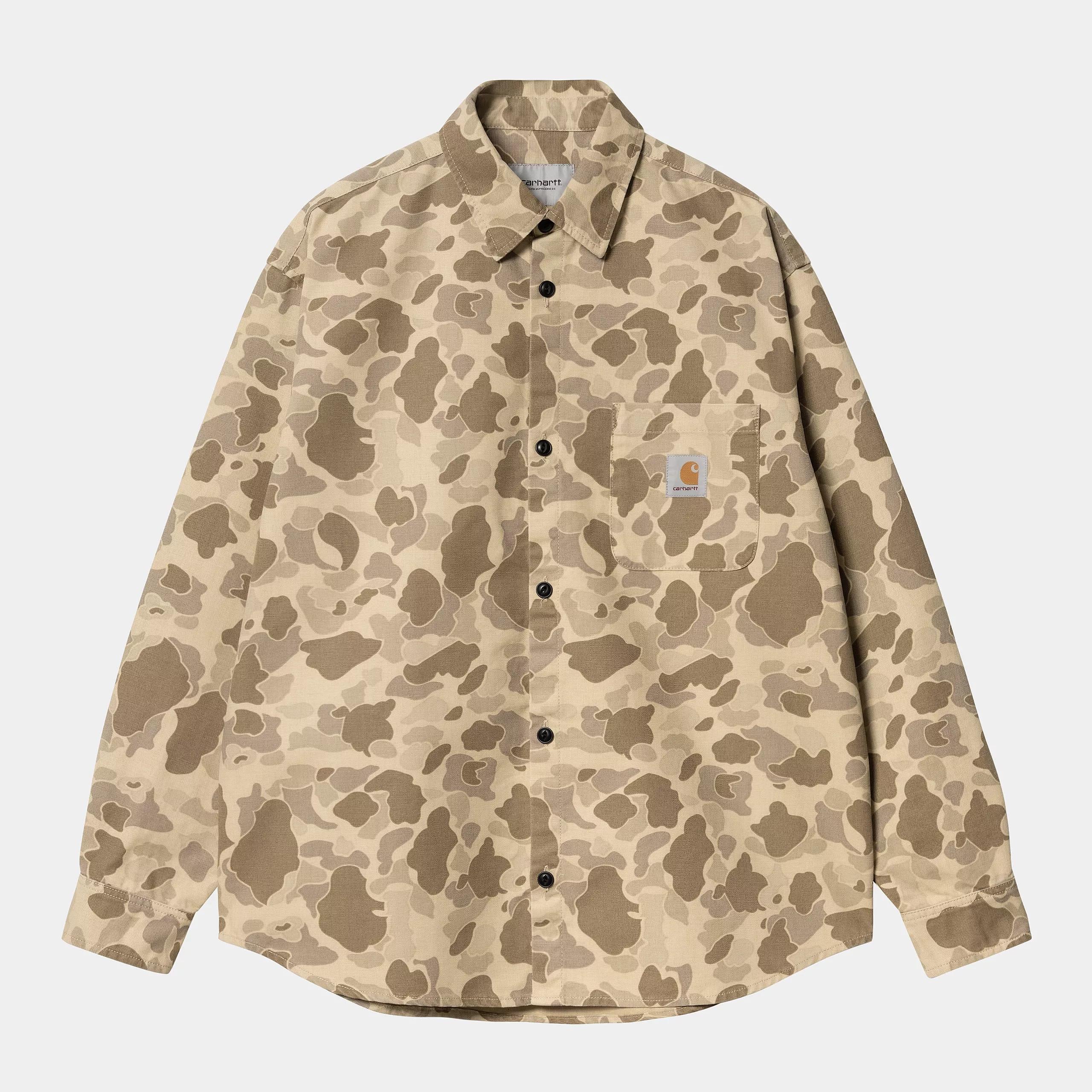 L/S Camo Shirt I033769 L/S Duck Shirt2R4.06 CARHARTT WIP