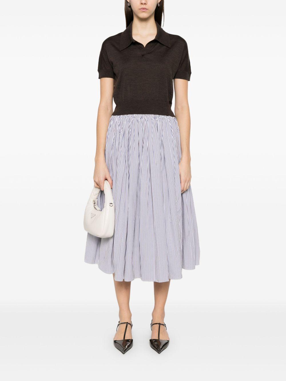 Midi stripes skirt 21X000 16QHF0UB0 PRADA