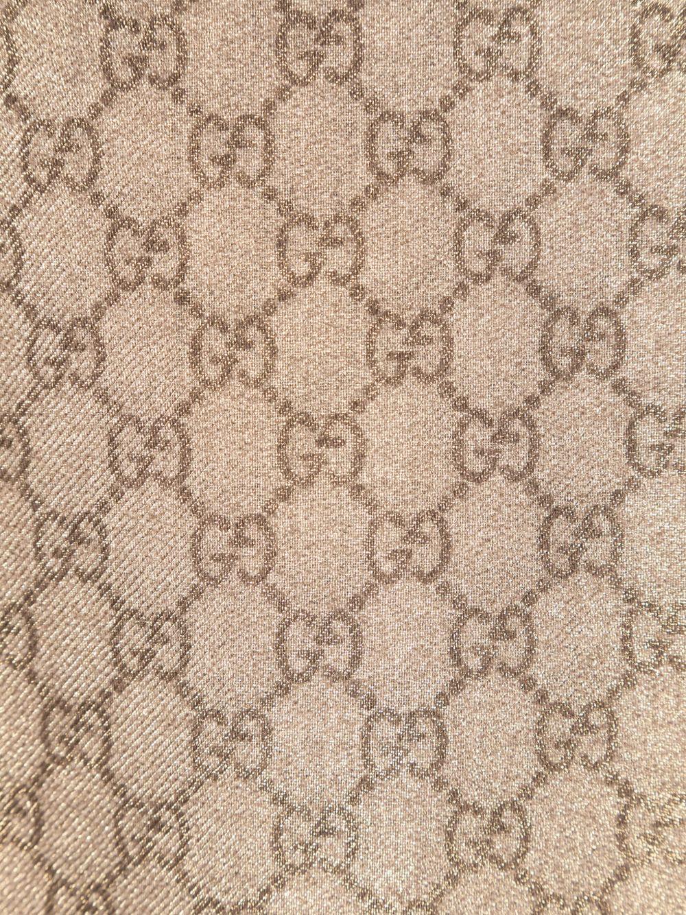 Shiny GG wool jacquard shawl 777039 3GAMX9565 GUCCI