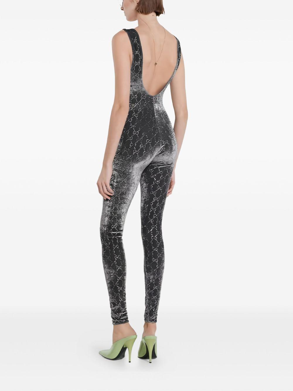 GG crystal embroidered jumpsuit 850293 XUANS1037 GUCCI