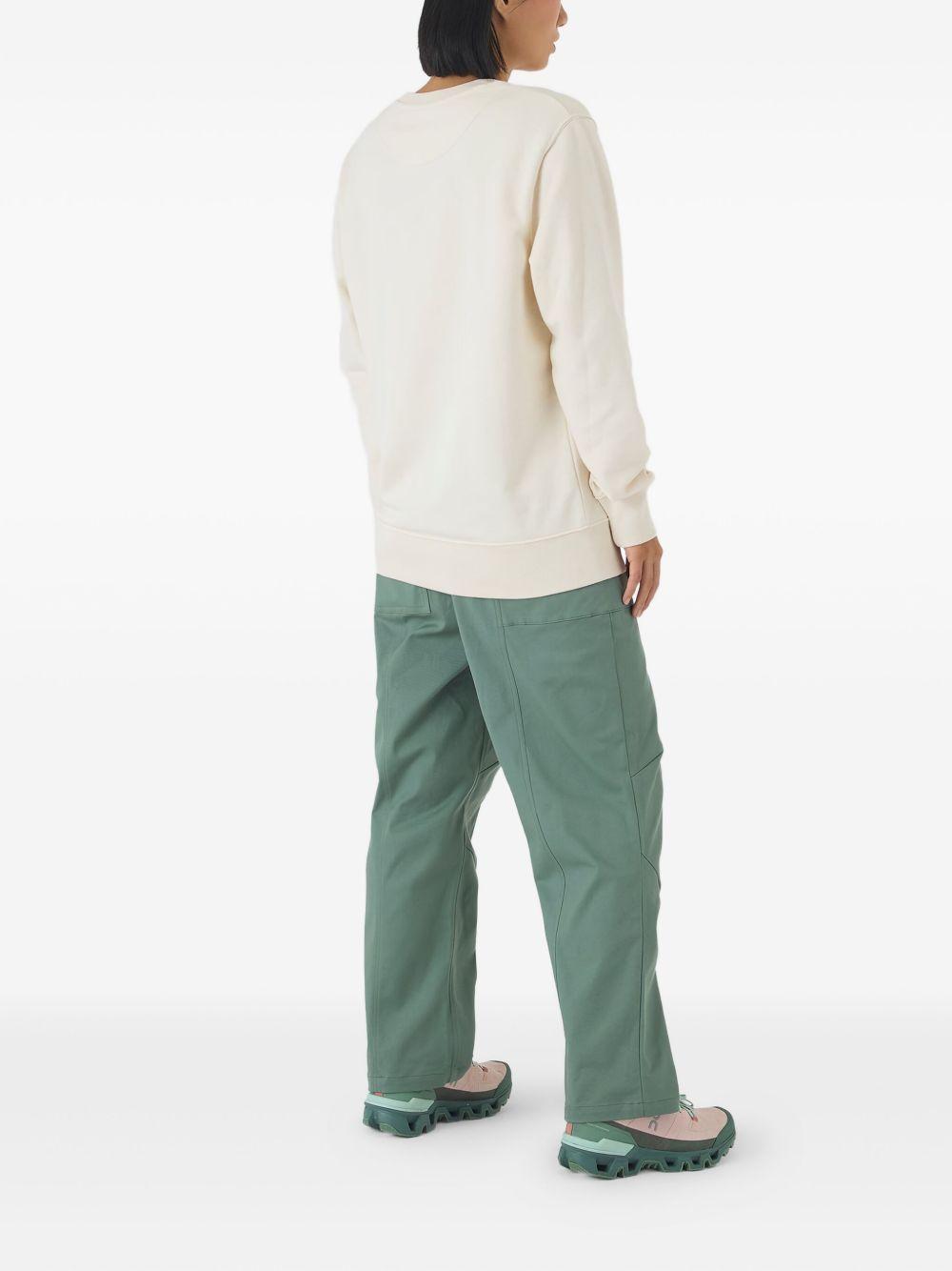 Cotton Sweatshirt MARLENE CHALK CAFÉ DU CYCLISTE