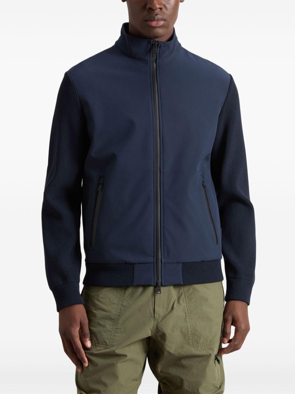 Soft Shell Hybrid jacket<BR/><BR/><BR/> CFWOOU0921MRUT3611 3989 WOOLRICH