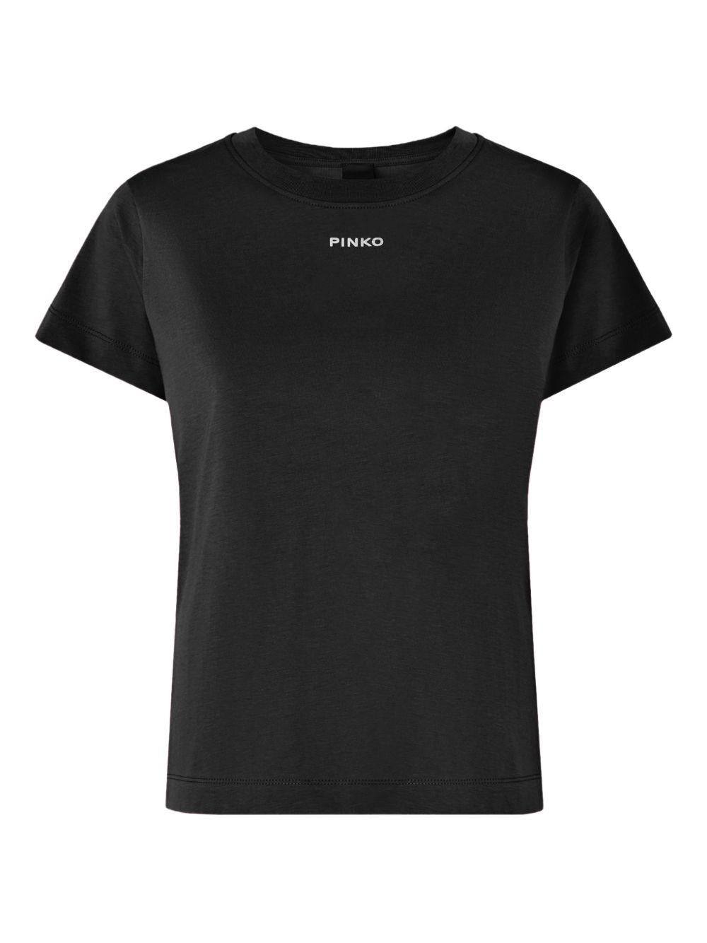 logo t-shirt 100373 A34FZ99 PINKO