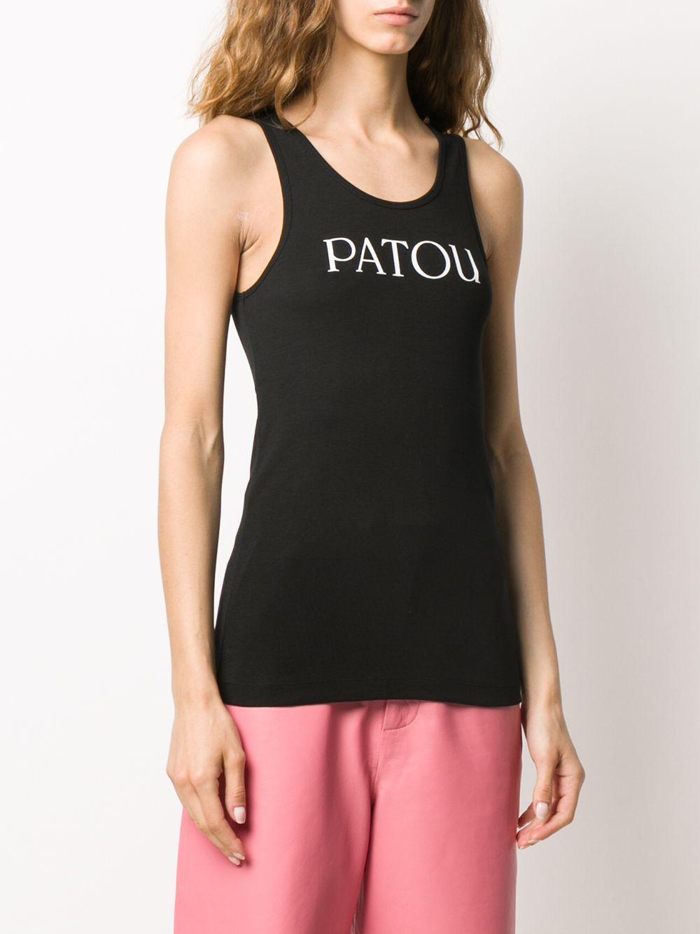 Organic-cotton tank top<BR/><BR/><BR/> JE0159994 999B PATOU