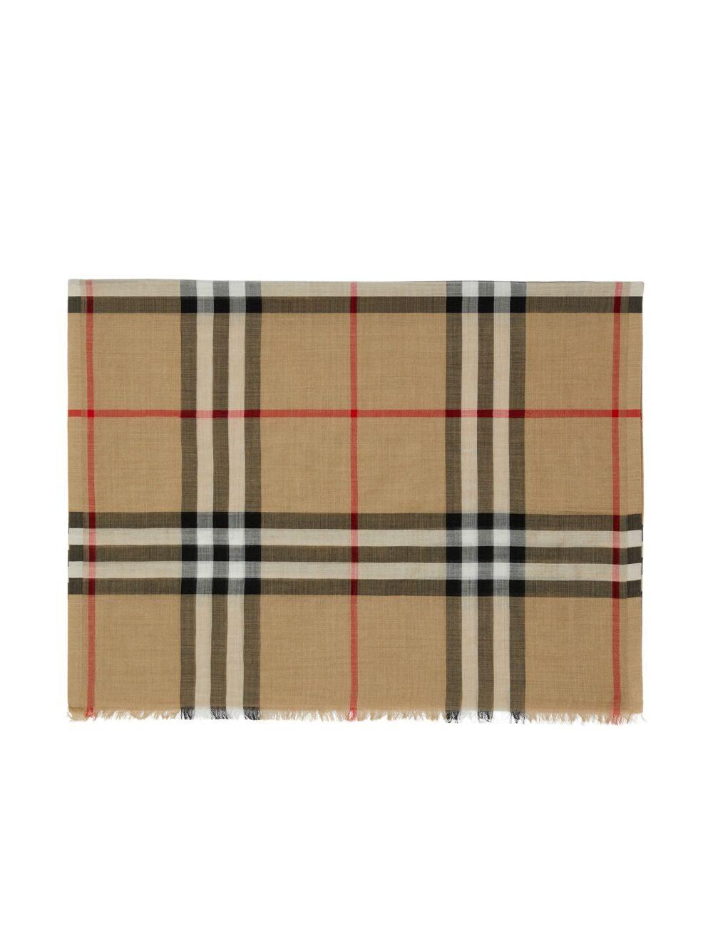 Checkered scarf 8078779 A7026 BURBERRY