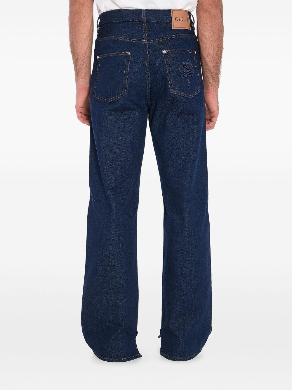 High-wait wide-leg jeans<BR/><BR/><BR/> 815629 XDC6V4759 GUCCI