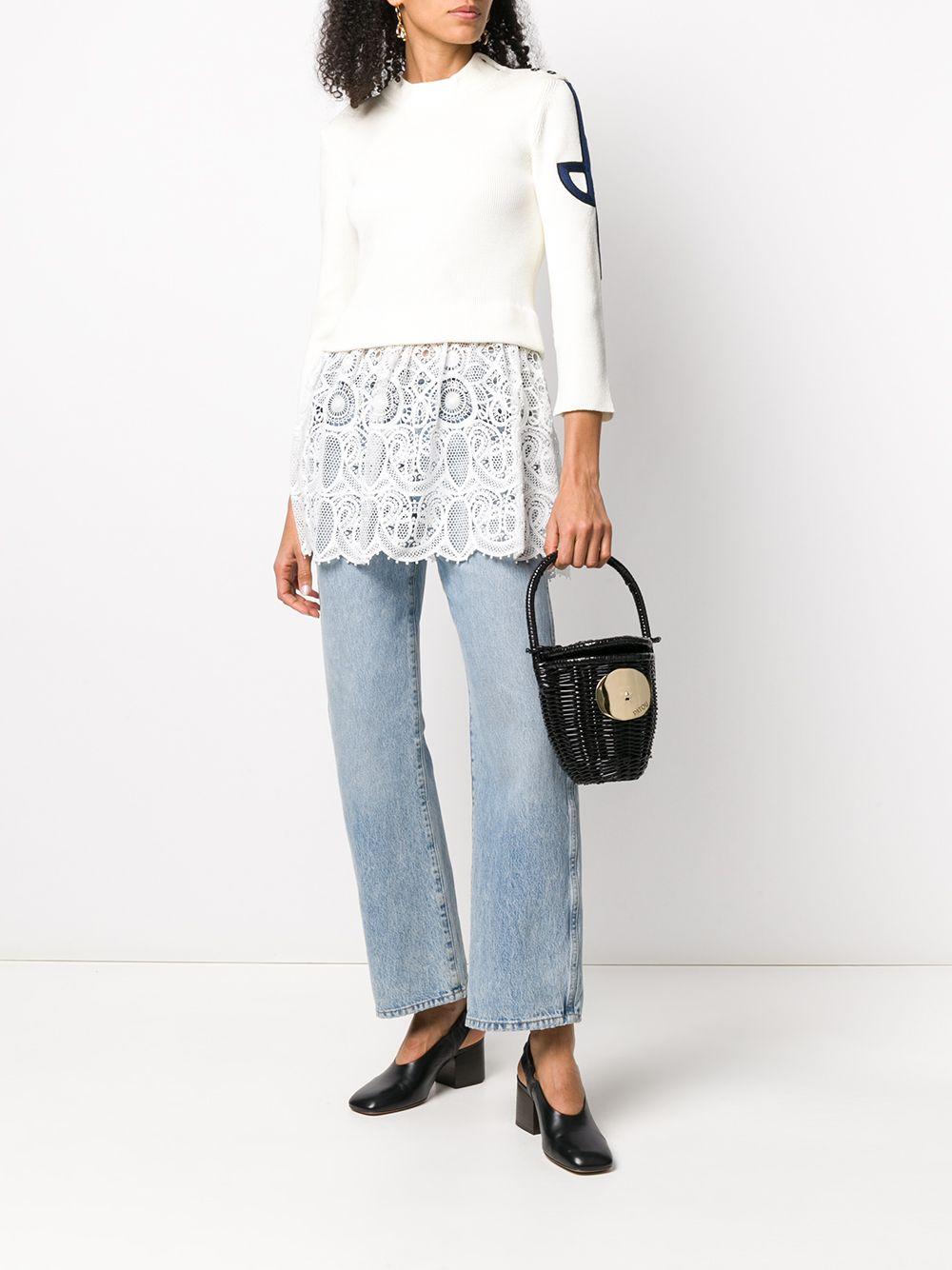 Wicker bucket bag<BR/><BR/><BR/> AC0030043 999B PATOU