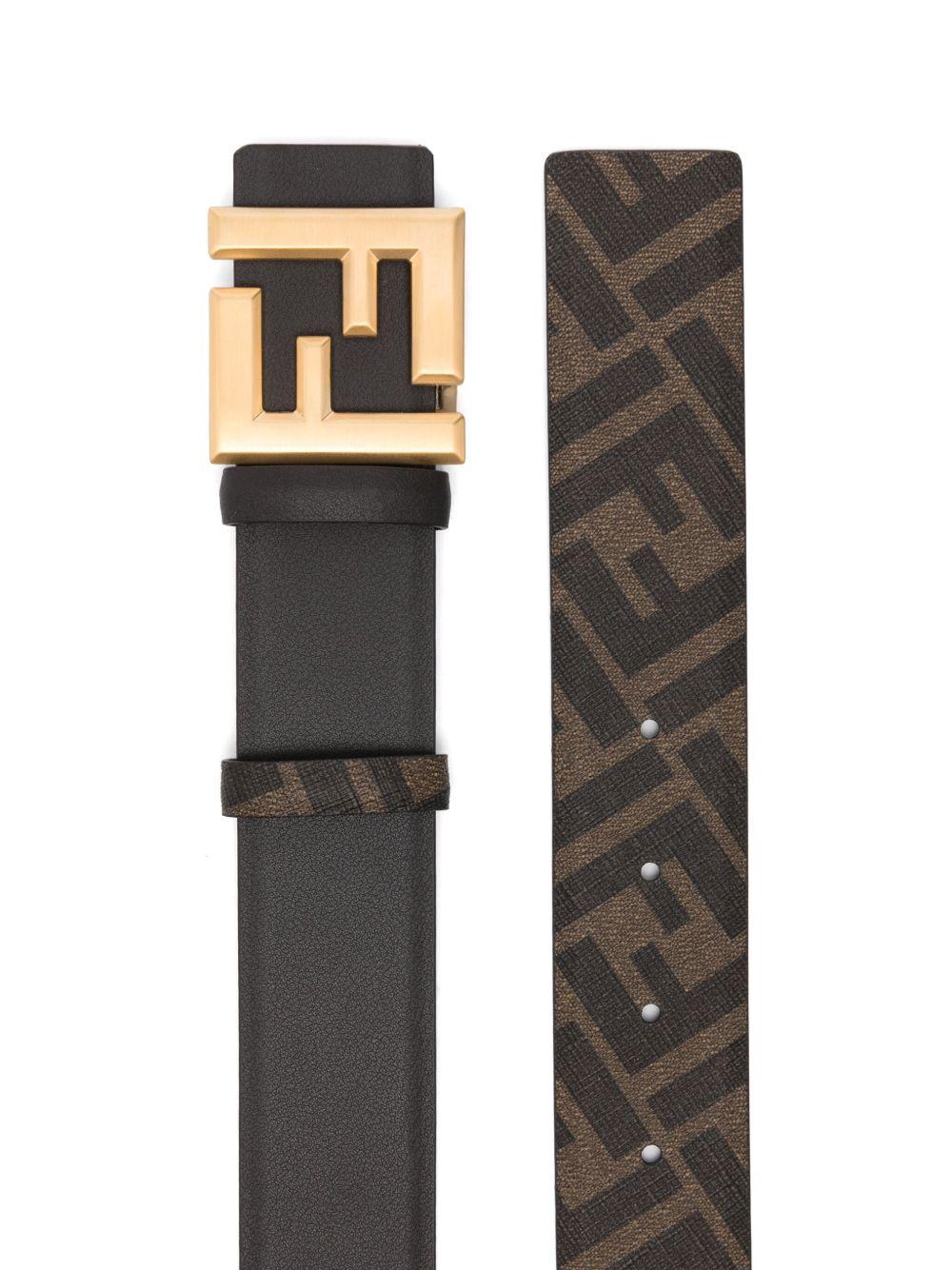 FF Squared Reversible belt<BR/><BR/><BR/> 7C0541 ASIWF1S9U FENDI